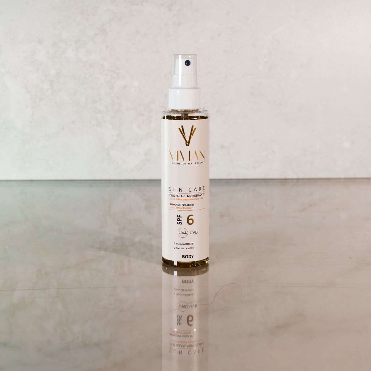 Olio solare abbronzante SPF 6