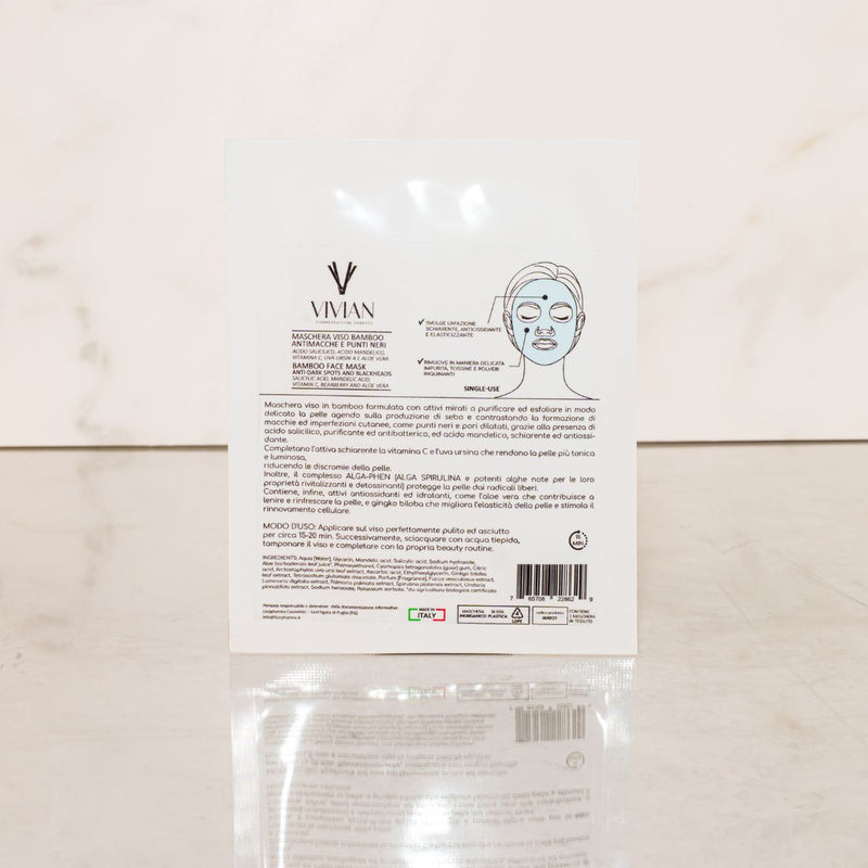 Maschera Viso al Bamboo - Antimacchia e punti neri