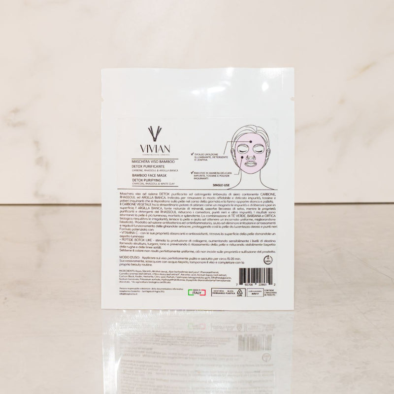 Maschera Viso al Bamboo - Detox purificante