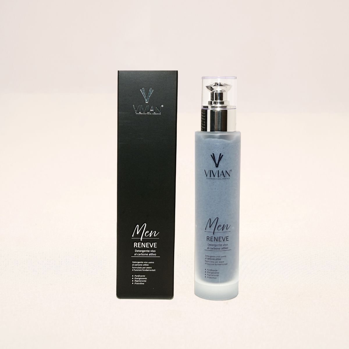 Men Reneve - detergente viso al carbone attivo
