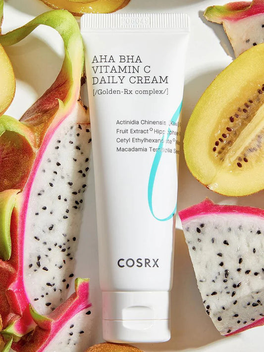 COSRX Crema quotidiana AHA/BHA Refresh alla vitamina C 50ml